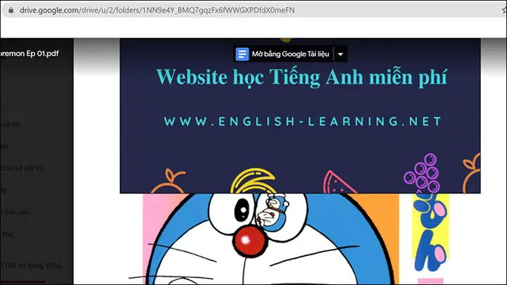 12. Xem File Pdf Bằng Google Drive