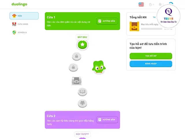 Duolingo – Ứng Dụng Học Tiếng Anh Lớp 3 Online