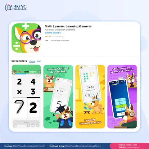 Phần Mềm Toán Học Lớp 2 Miễn Phí: Math Learner (rèn Luyện Kỹ Năng Tính Toán Hiệu Quả)
