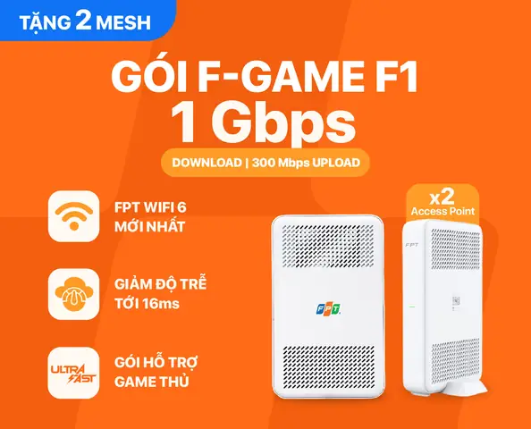 Gói Cước F-game F1 Fpt