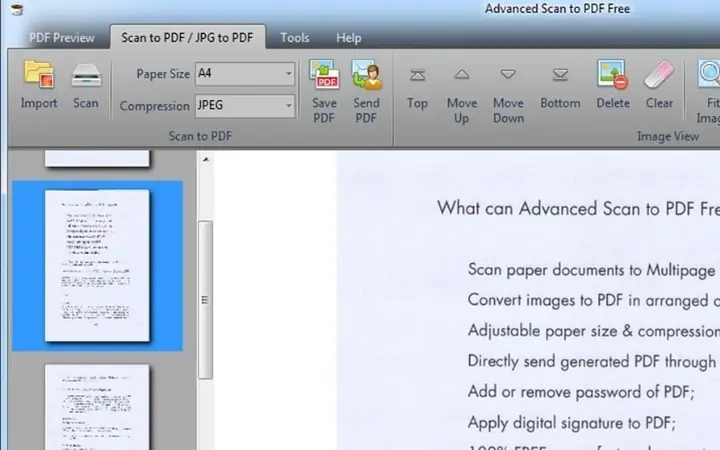 Advanced Scan To Pdf Free