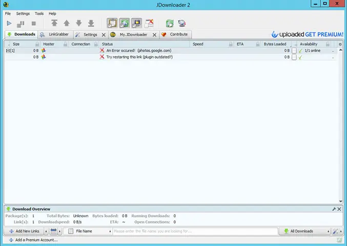 Phần Mềm Jdownloader 2 Phần Mềm Jdownloader 2