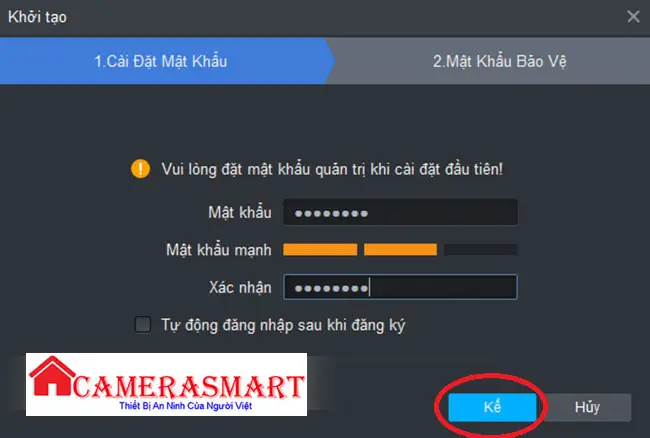 Hướng Dẫn Đặt Mật Khẩu Truy Cập Vào Phần Mềm Smart Pss.
