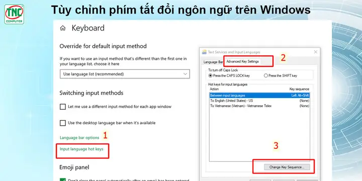 Tùy Chỉnh Phím Tắt Tùy Chỉnh Phím Tắt