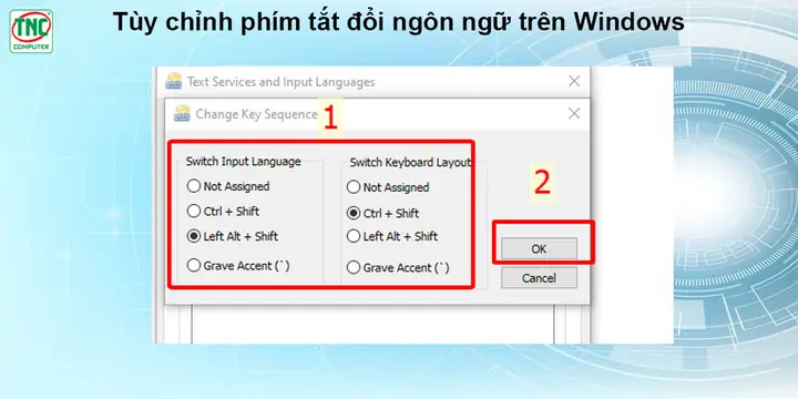 Tùy Chỉnh Phím Tắt Tùy Chỉnh Phím Tắt