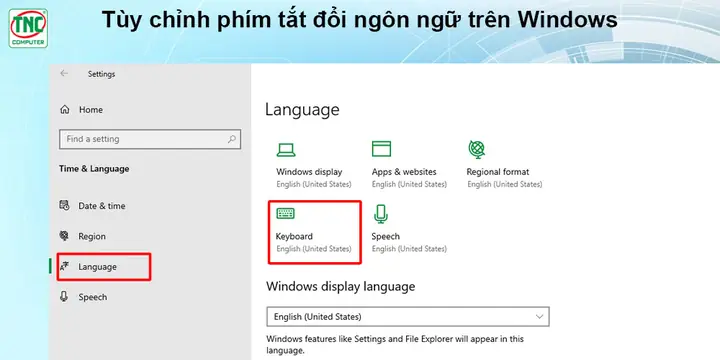 Tùy Chỉnh Phím Tắt Tùy Chỉnh Phím Tắt