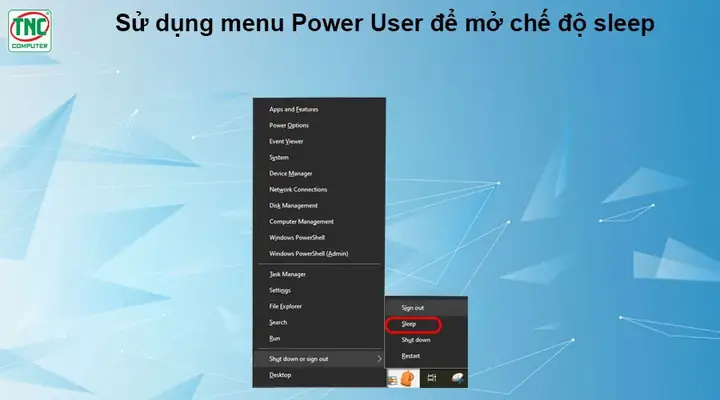 Sử Dụng Menu Power User