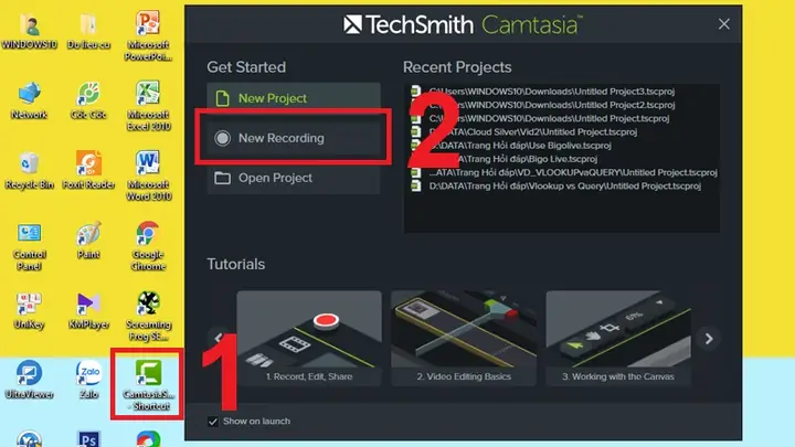 Cách Quay Màn Hình Bằng Camtasia Studio