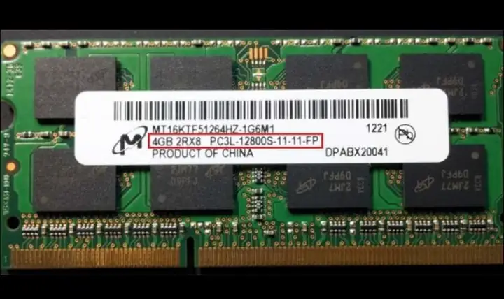 Các Thông Số Cơ Bản Của Ram Laptop