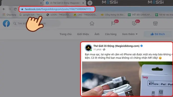 Lấy Link Trên Máy Tính