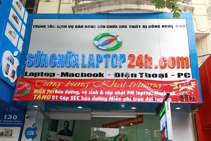 Giới Thiệu Về Trung Tâm Sửa Chữa Laptop Bách Khoa Sửa Chữa Laptop 24h .com Số 128 Lê Thanh Nghị