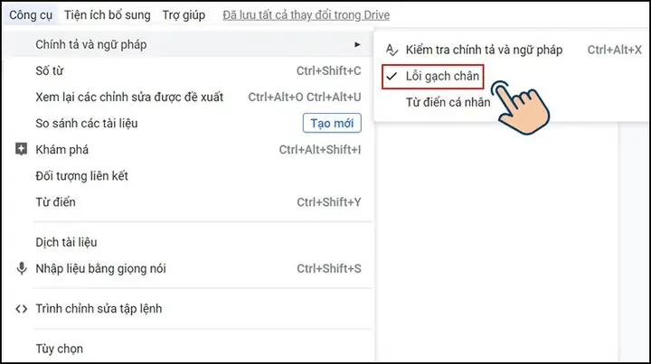 Cách Kiểm Tra Lỗi Chính Tả Bằng Công Cụ Google Tài Liệu