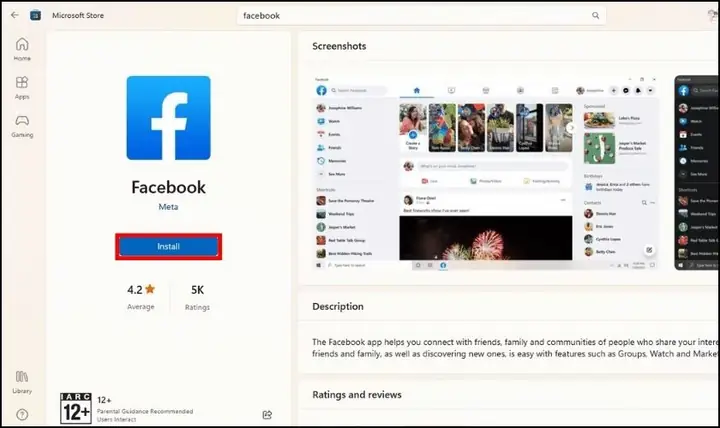Hướng Dẫn Tải Facebook Về Máy Tính Bằng Microsoft Store Hướng Dẫn Tải Facebook Về Máy Tính Bằng Microsoft Store
