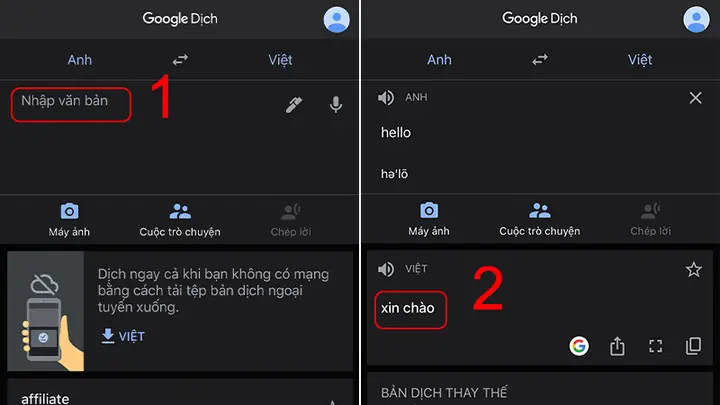 - Trên Iphone, Ipad - Trên Iphone, Ipad