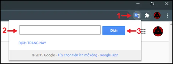 - Cách 2: Sử Dụng Tiện Ích Google Dịch Trên Google Chrome - Cách 2: Sử Dụng Tiện Ích Google Dịch Trên Google Chrome