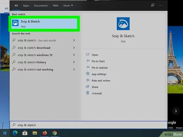 Cách 4: Sử Dụng Snip & Sketch Trên Windows
