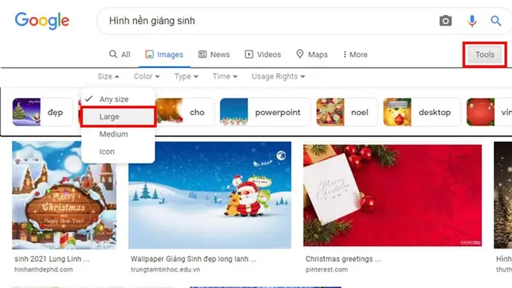 Cách Tải Hình Nền Giáng Sinh Cho Máy Tính
