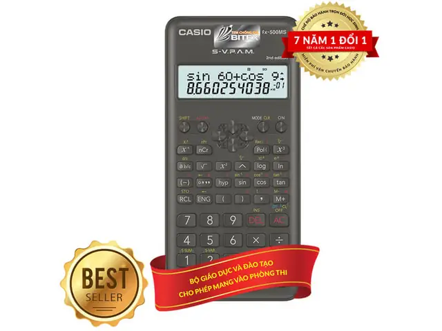 Ưu Điểm Nổi Bật Của Máy Tính Bỏ Túi Casio Fx-500ms (fx500ms-2)
