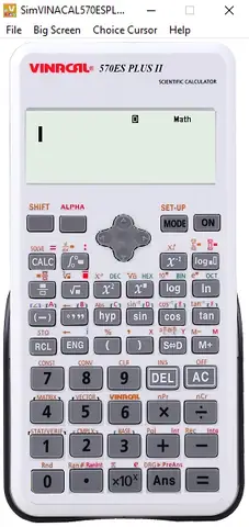 Phần Mềm Giả Lập Máy Tính Vinacal 570es Plus 2 Phần Mềm Giả Lập Máy Tính Vinacal 570es Plus 2