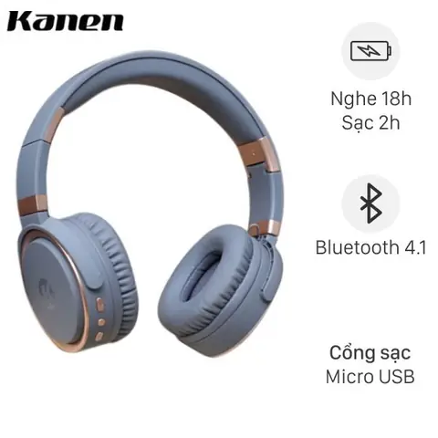 Tai Nghe Bluetooth Chụp Tai Kanen K6