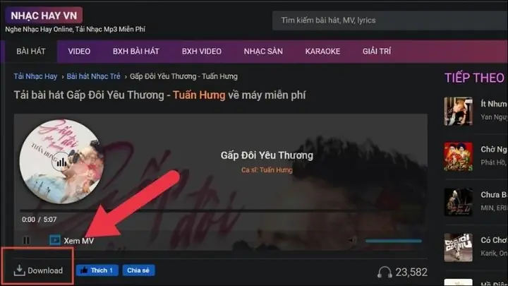 Tải Nhạc Về Máy Tính, Điện Thoại Bằng Nhạc Hay Vn