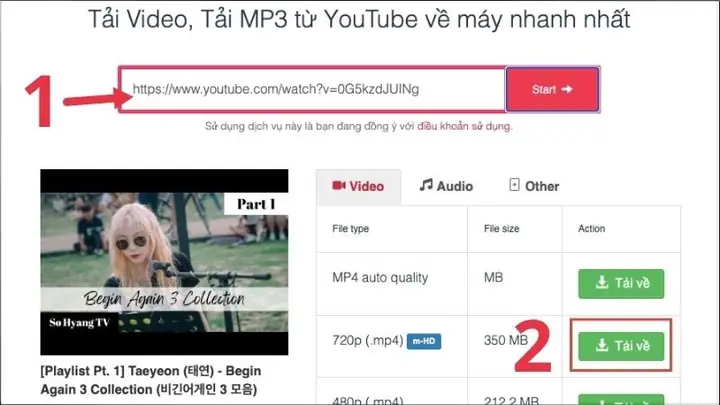 Tải Nhạc Từ Youtube Về Máy Tính