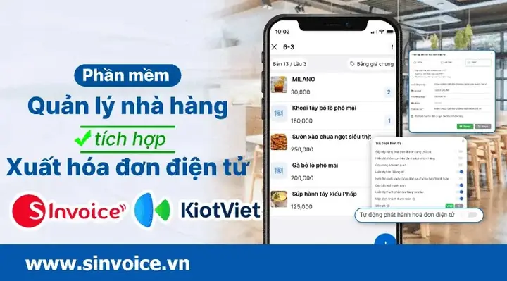 Xuất Hóa Đơn Điện Tử Viettel Ngay Trên Phần Mềm Quản Lý Nhà Hàng Kiotviet