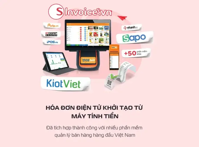Hóa Đơn Điện Tử Sinvoice Tích Hợp Với Mọi Phần Mềm Máy Tính Tiền Hàng Đầu