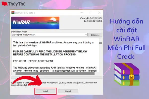 Hướng Dẫn Cài Đặt Winrar Miễn Phí Full Crack Đơn Giản