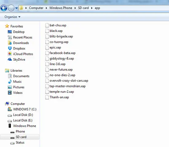 Hiện Nay Việc Cài Đặt Một Ứng Dụng Hoặc Trò Chơi Cho Dòng Máy Windows Phone Hầu Hết Đều Được Thực Hiện Qua Cách Tải Trực Tiếp Từ Market Place (cửa Hàng) Điều Này Sẽ Làm Người Dùng Mất Thời Gian Nhiều Hơn Đồng Thời Với Một Số Trò Chơi/ứng Dụng Không Có Trên Cửa Hàng Thì Người Dùng Cũng Không Thể Cài Đặt Về Máy Mình.