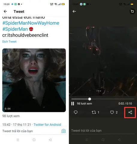Trên Android Trên Android