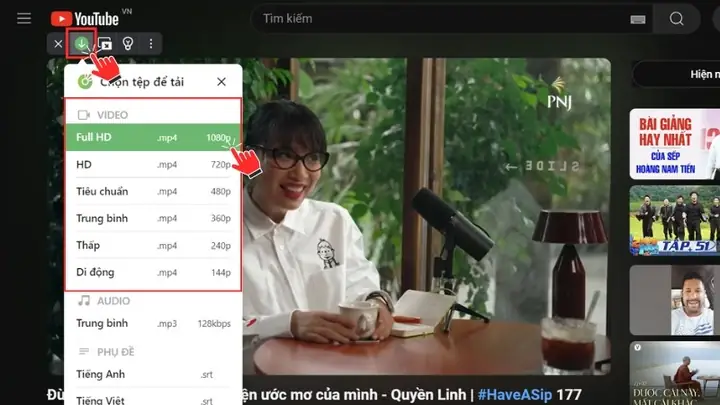 Tải Video Youtube Về Máy Tính Bằng Cốc Cốc
