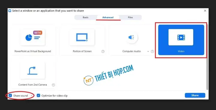 Chia Sẻ Video Clip Đi Kèm Với Âm Thanh