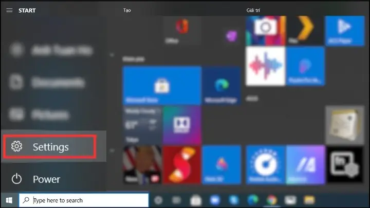 Điều Chỉnh Độ Sáng Từ Cài Đặt Settings