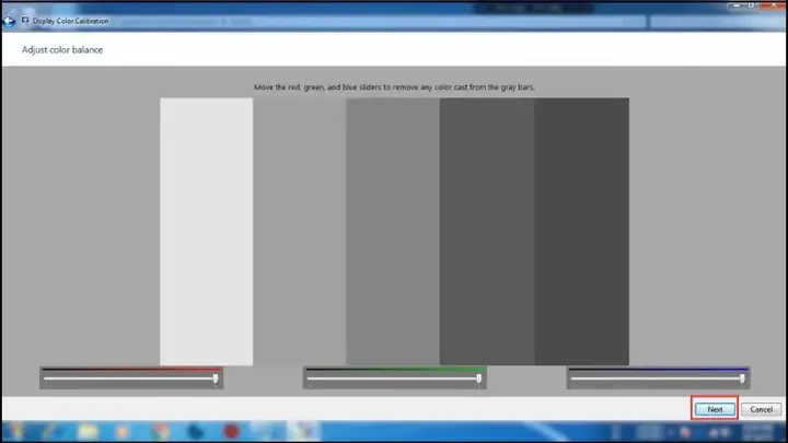 Dùng Công Cụ Display Color Calibration