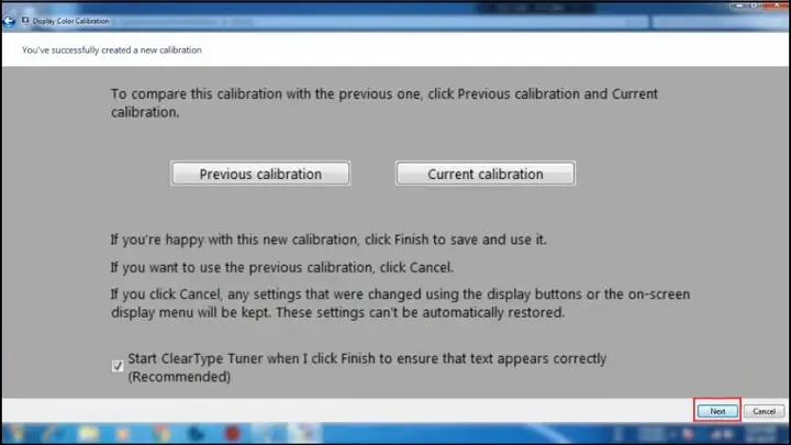 Dùng Công Cụ Display Color Calibration