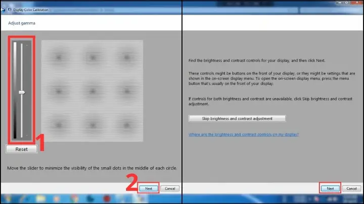 Dùng Công Cụ Display Color Calibration