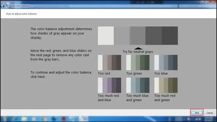 Dùng Công Cụ Display Color Calibration