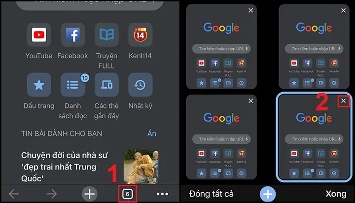 - Đóng Các Tab Không Sử Dụng Đến - Đóng Các Tab Không Sử Dụng Đến