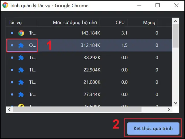 - Đóng Các Tab Bị Giật, Lag - Đóng Các Tab Bị Giật, Lag