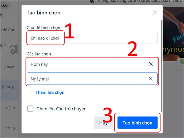 Cách Tạo Bình Chọn Trên Nhóm Zalo Bằng Máy Tính