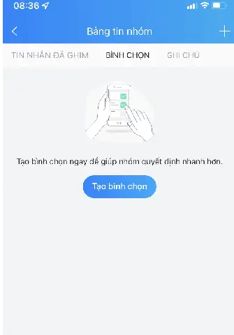 Cách Tạo Bình Chọn Trên Zalo Bằng Điện Thoại
