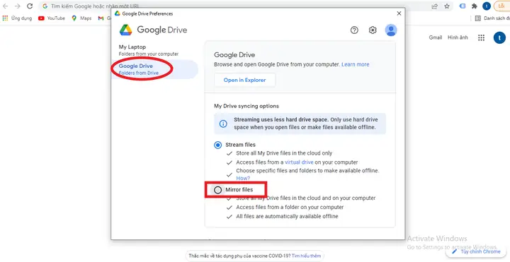 Cách Tạo Ổ Đĩa Google Drive Trên Máy Tính Cách Tạo Ổ Đĩa Google Drive Trên Máy Tính