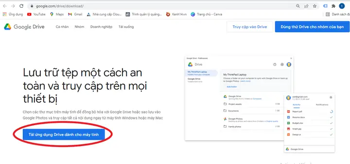 Cách Tạo Ổ Đĩa Google Drive Trên Máy Tính Cách Tạo Ổ Đĩa Google Drive Trên Máy Tính