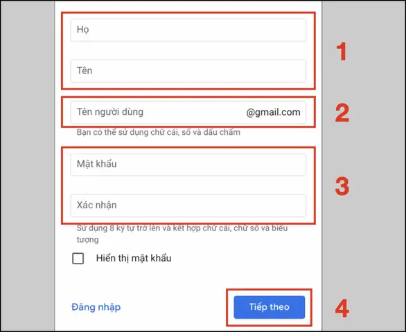 Hướng Dẫn Tạo Tài Khoản Google Trên Điện Thoại Hướng Dẫn Tạo Tài Khoản Google Trên Điện Thoại