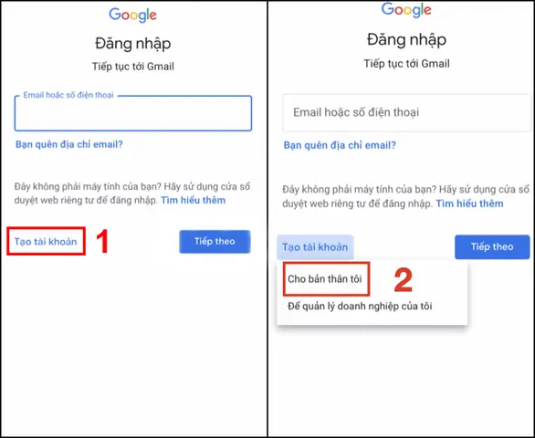 Hướng Dẫn Tạo Tài Khoản Google Trên Điện Thoại Hướng Dẫn Tạo Tài Khoản Google Trên Điện Thoại