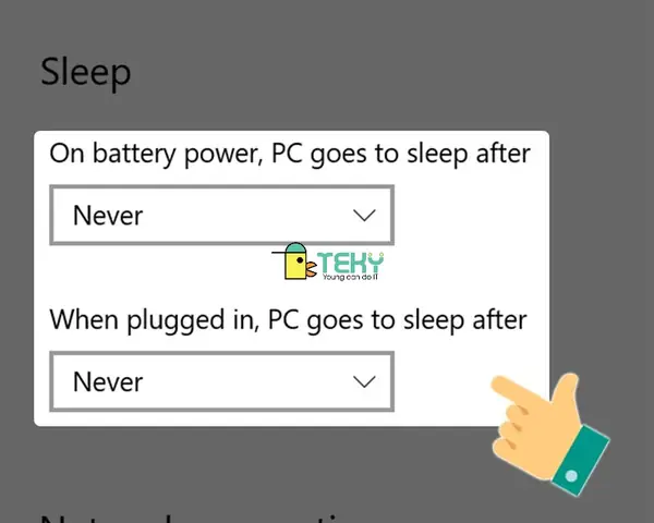 Bật Tắt Chế Độ Ngủ Sleep Trong Windows Settings