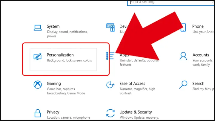 Thay Đổi Giao Diện Windows 10 Có Sẵn