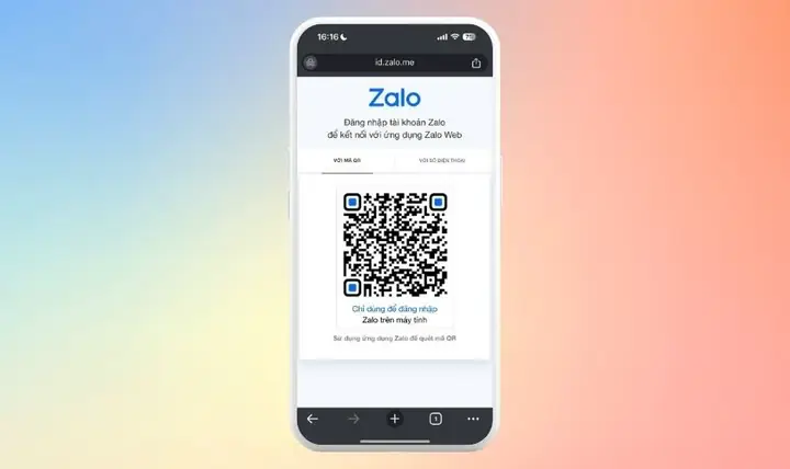 Bước 4: Vào Https://id.zalo.me/ Và Đăng Nhập Zalo Của Người Cần Theo Dõi