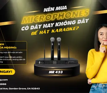 Nên Mua Micro Karaoke Không Dây Loại Nào Tốt Nhất Hiện Nay